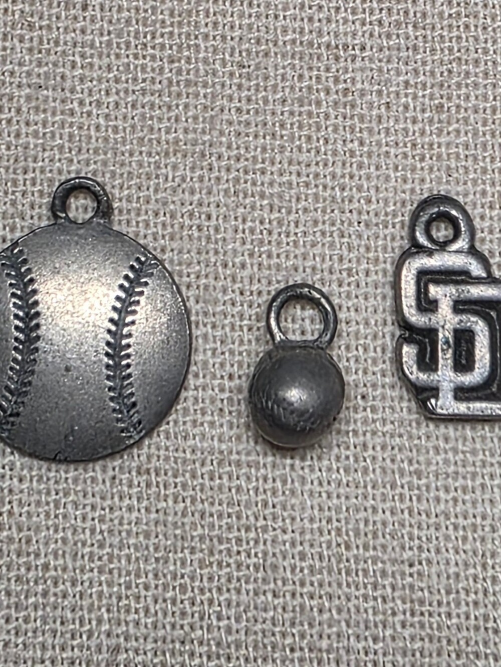 San Diego Padres Baseball Charms